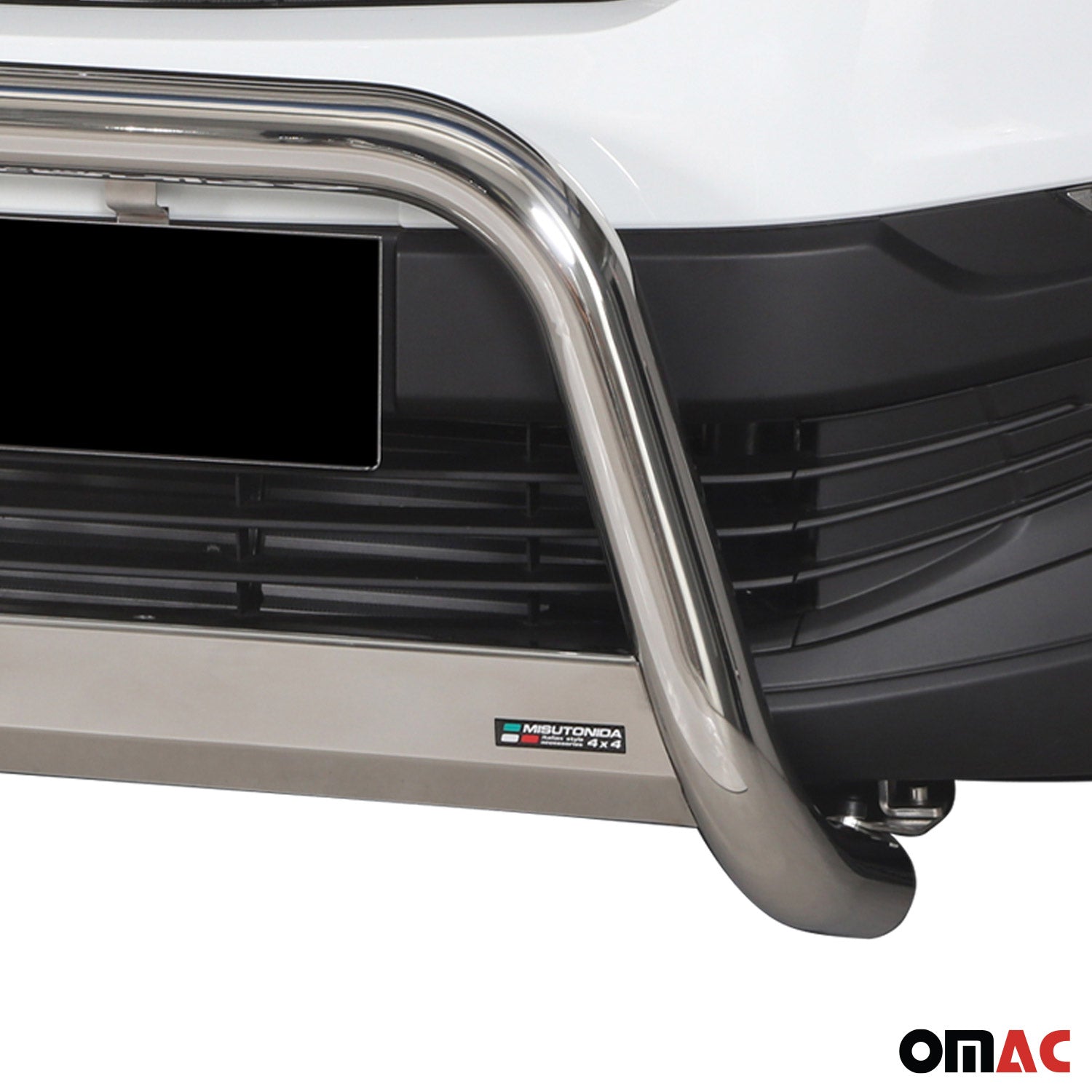 Bull Barra Frontal para Fiat Talento 2016-2021 Plata Brillante Acero 1Pza