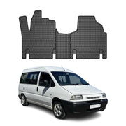 OMAC Alfombrillas De Coche para Citroen Jumpy 1994-2006 Negro Goma TPE 3Pza