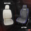 Sparco Funda de Asiento para Automóvil Universal Negro&Azul