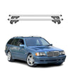 Menabo Barras de Techo Baca para Mercedes C Class S202 Familiar 1996-2001 Gris