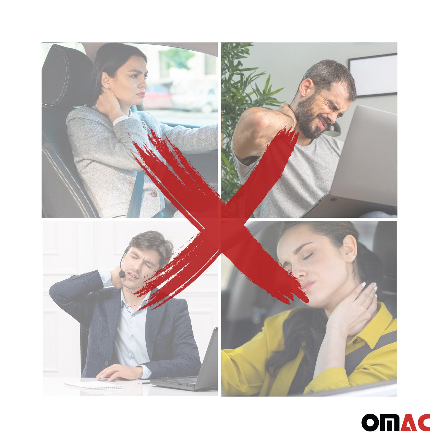 Sparco Cuello Soporte lumbar para de Automóvil Universal Azul Poliéster