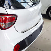 Protector Parachoques para Hyundai i10 2016-2019 Hatchback Plata Brillante Acero