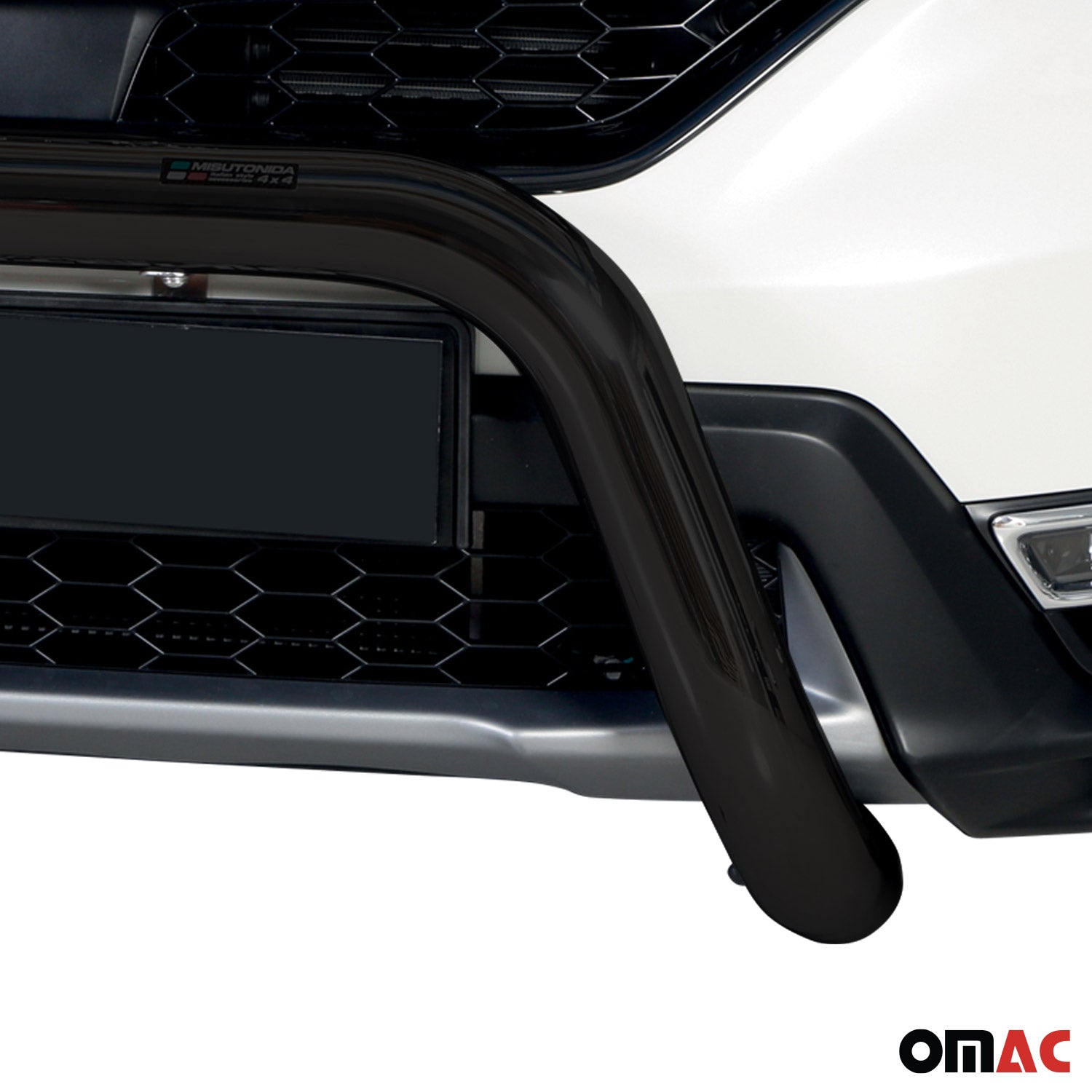 Bull Barra Frontal para Honda CR-V VH 2019-2025 Negro Brillante Acero