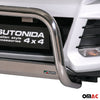 Bull Barra Frontal para Ford Kuga 2013-2016 Plata Brillante Acero
