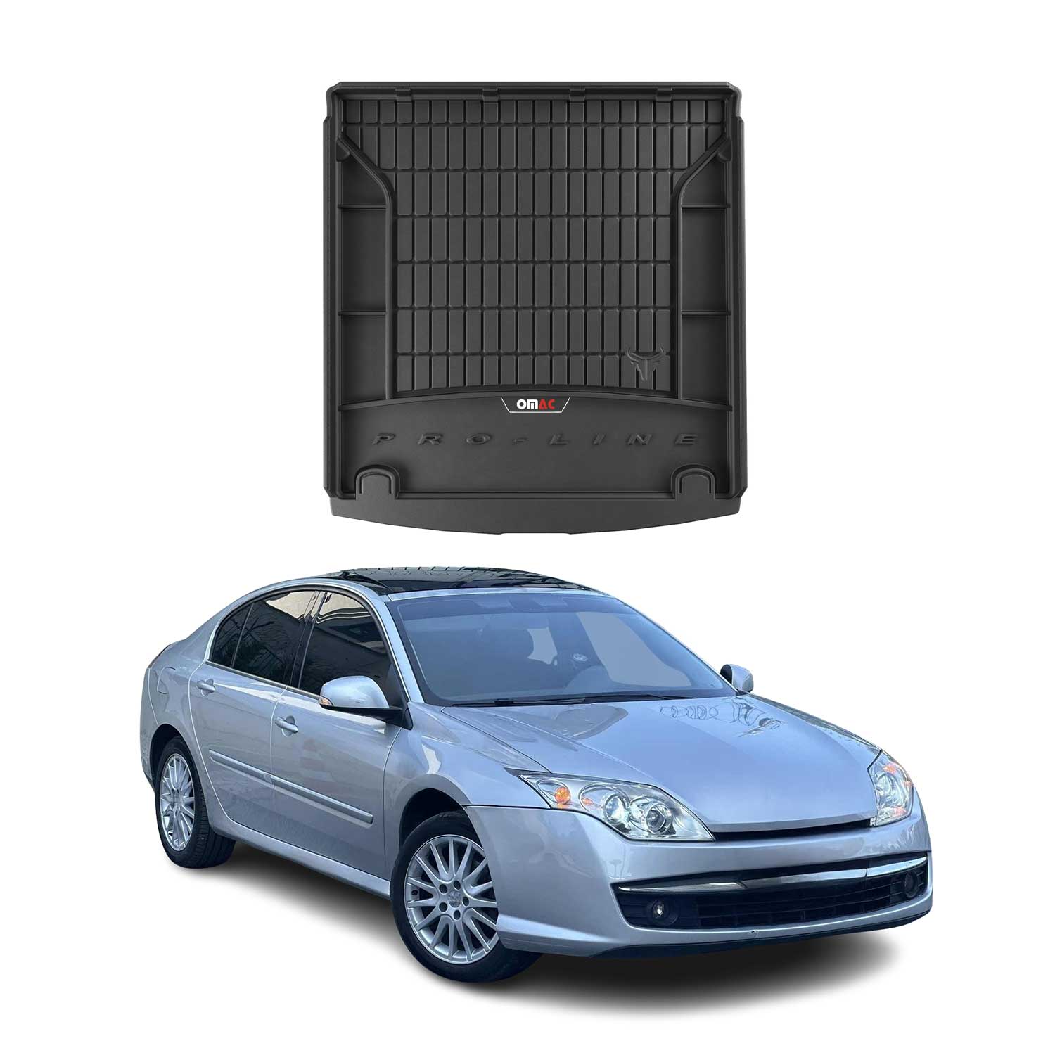 OMAC Premium Bandeja Maletero Alfombrilla para Renault Laguna Grandtour 2007-15