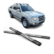 Estribos Barras Laterales para Ford Ranger Double Cab 2007-2009 Negro Acero