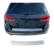 Protector Parachoques para VW Passat B7 Familiar 2010-2015 Plata Brillante Acero