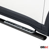 Par de Estribos Barras Laterales para Jeep Compass 2016-2021 Negro Acero