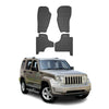 OMAC Alfombrillas De Coche para Jeep Cherokee KK 2007-2013 Negro Goma 4Pza