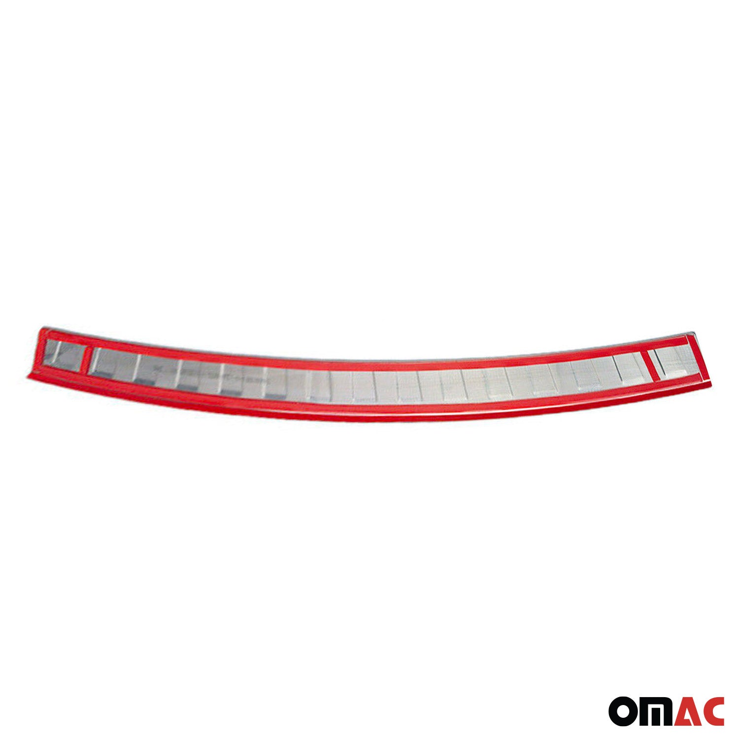 Protector de Parachoques Trasero para VW Polo 6R 2009-2017 Plata Brillante Acero