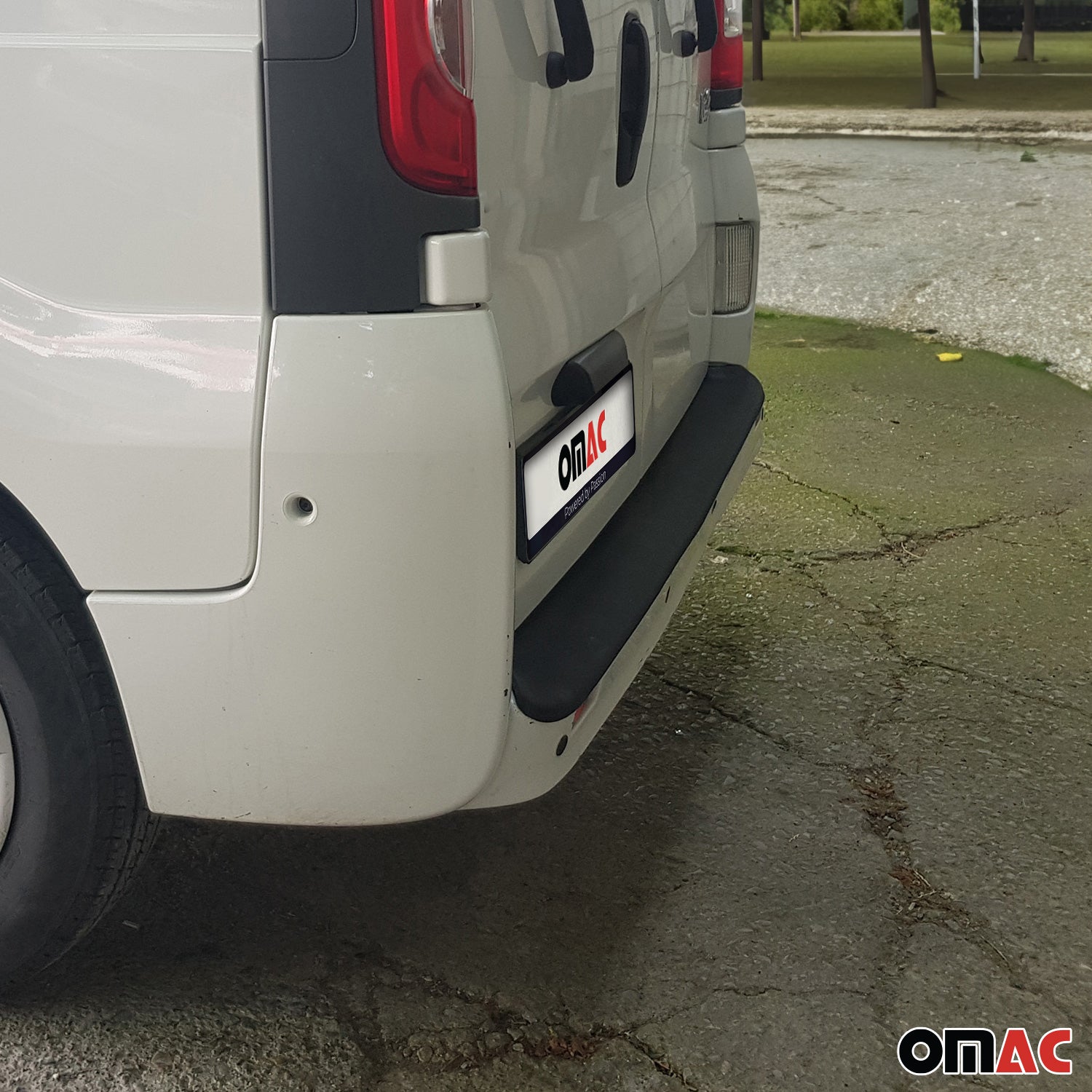 Protector de Parachoques Trasero para Fiat Talento 2016-2024 Negro Mate ABS 1Pza