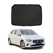 OMAC Bandeja Maletero Alfombrilla para Mercedes B Class W247 2018-2021 Negro TPE