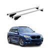 Menabo Barras de Techo Coche Baca para BMW X3 G01 2017-2025 Gris Aluminio 2Pza