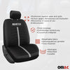 Sparco Funda de Asiento Universal Gris Negro delanteros traseros