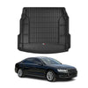 OMAC Premium Bandeja Maletero Alfombrilla para Audi A8 2009-2018 Negro Goma TPE