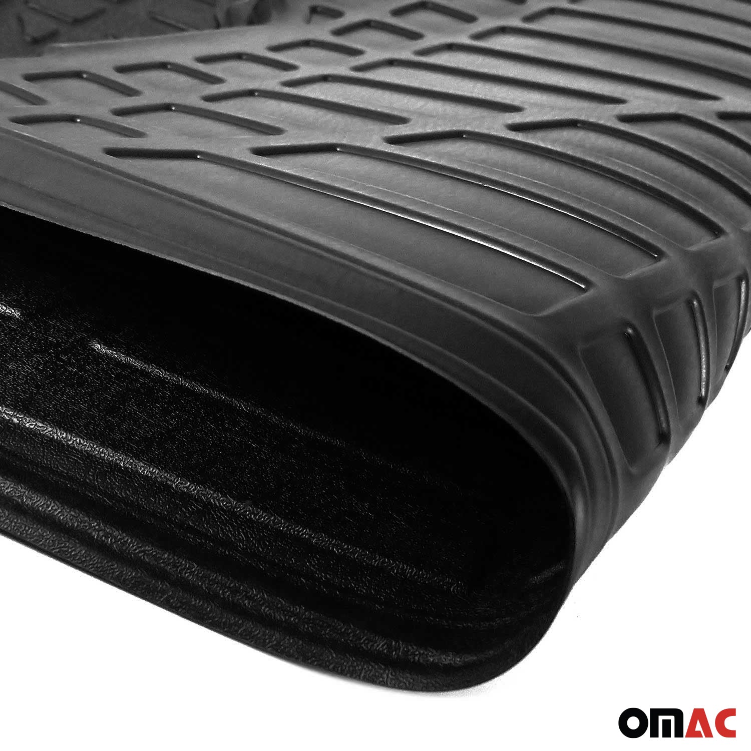 OMAC Bandeja Maletero Alfombrilla para Audi Q3 2018-2025 Negro Goma TPE 1Pza