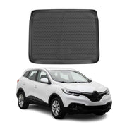 OMAC Bandeja Maletero Alfombrilla para Renault Kadjar 2015-2021 Negro Goma