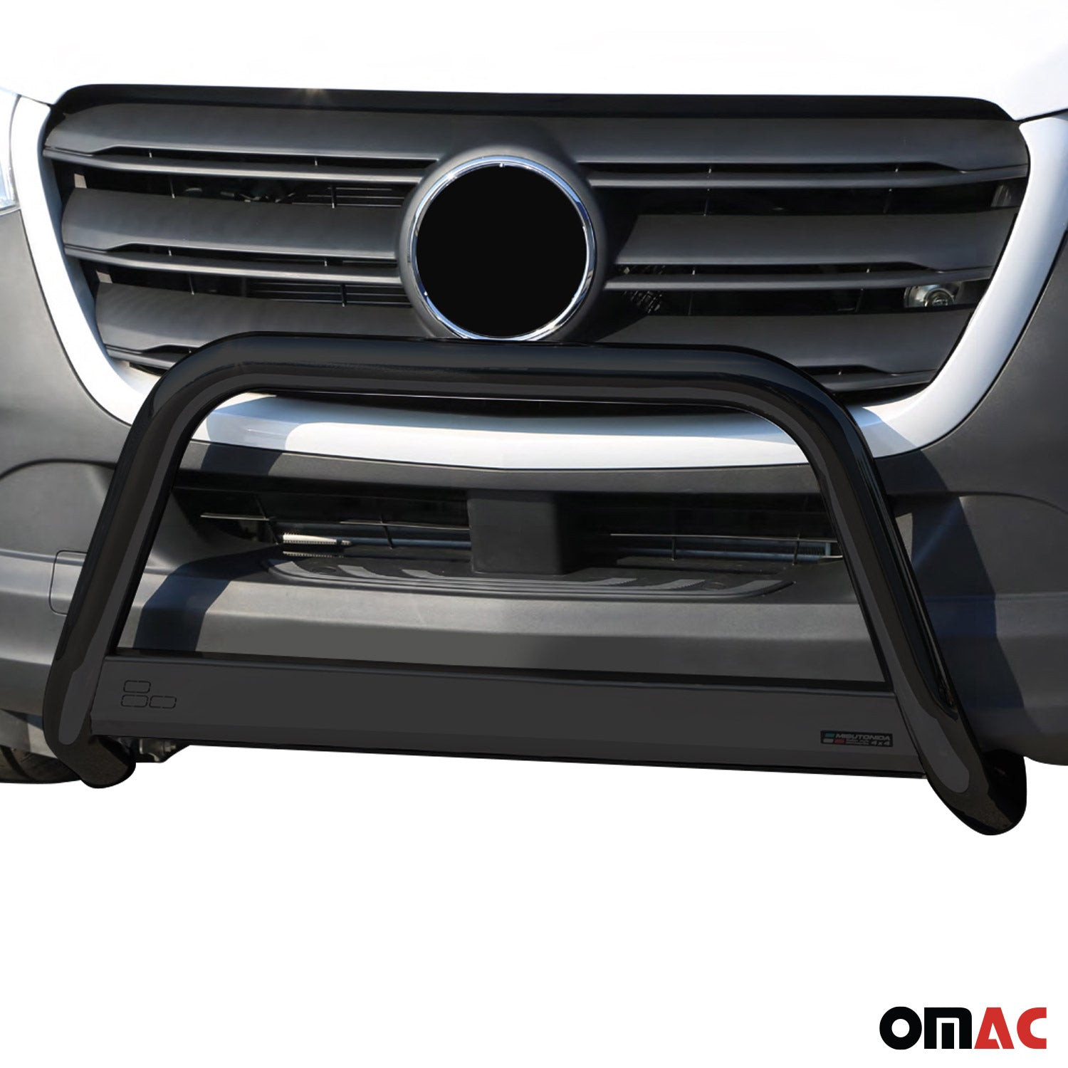 Bull Barra Frontal para Mercedes Sprinter 2018-2025 Negro Brillante Acero