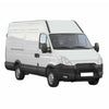 Bull Barra Frontal para Iveco Daily 2012-2014 Negro Brillante Acero 1Pza