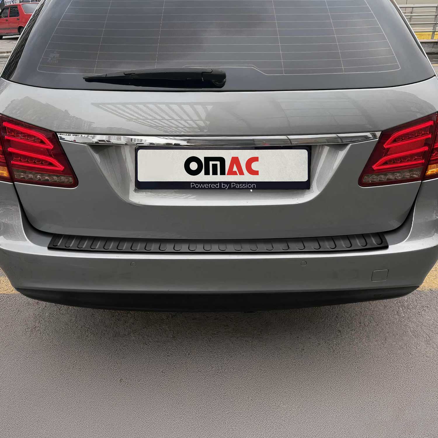 Protector Parachoques para Mercedes E Class S212 2010-2013 Oscuro cepillado