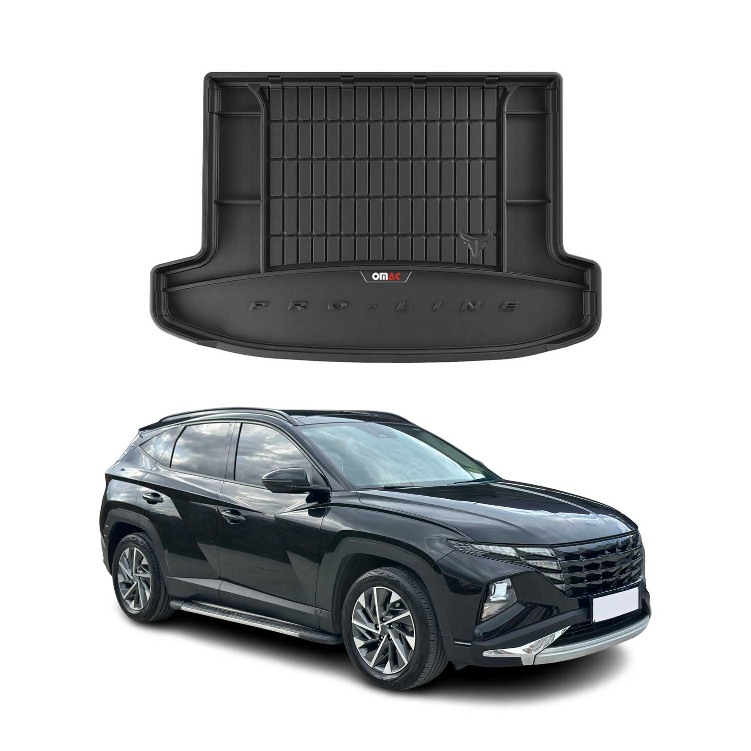 OMAC Premium Bandeja Maletero Alfombrilla para Hyundai Tucson 2020-2025 TPE
