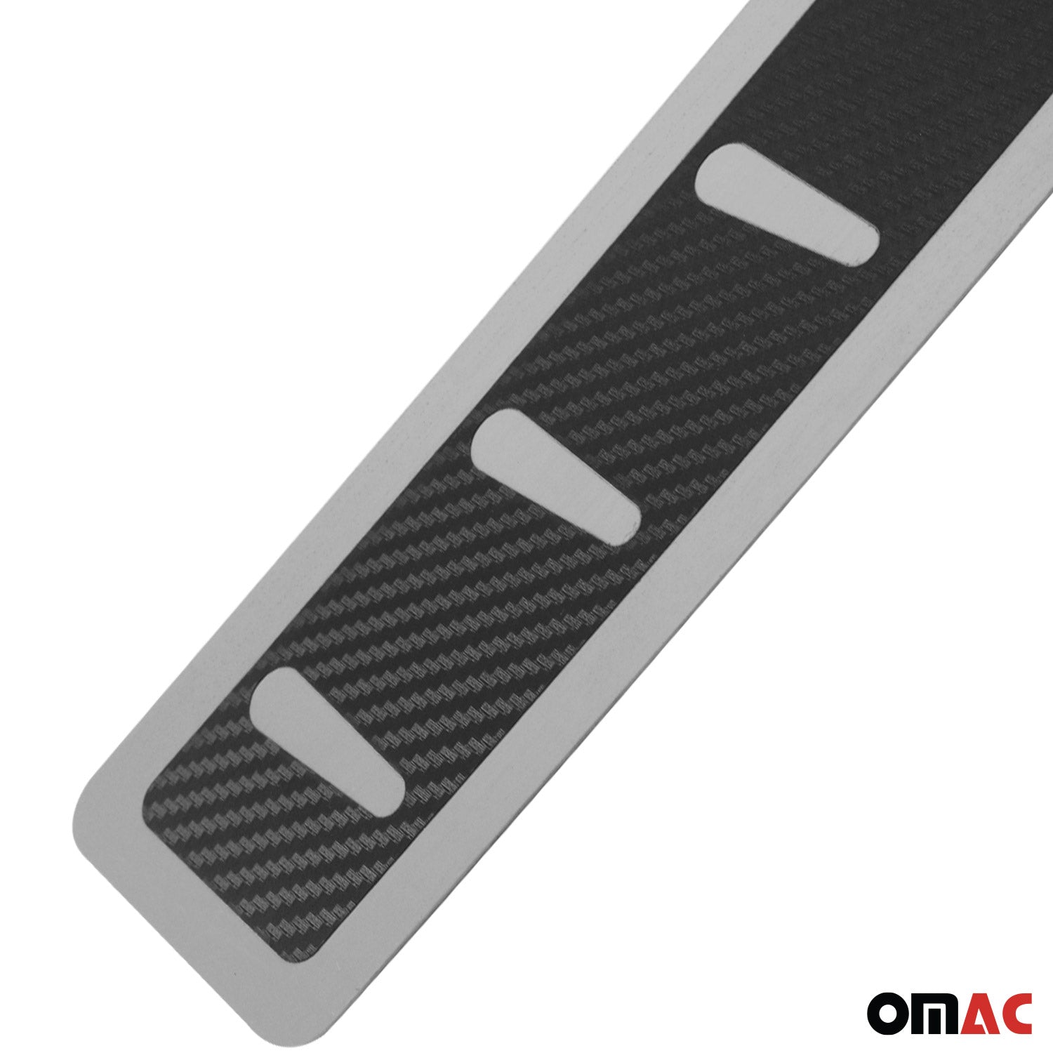 Protector de Parachoques Trasero para VW Touareg 2018-2025 Acabado Carbono Acero