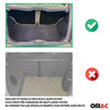 OMAC Bandeja Maletero Alfombrilla para Fiat 500-500C 2007-2025 Negro Goma TPE