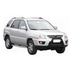 Bull Barra Frontal para Kia Sportage 2008-2010 Negro Brillante Acero