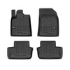 OMAC Premium Alfombrillas Coche para Peugeot 407 Sedán Familiar 2004-2011 TPE 4x