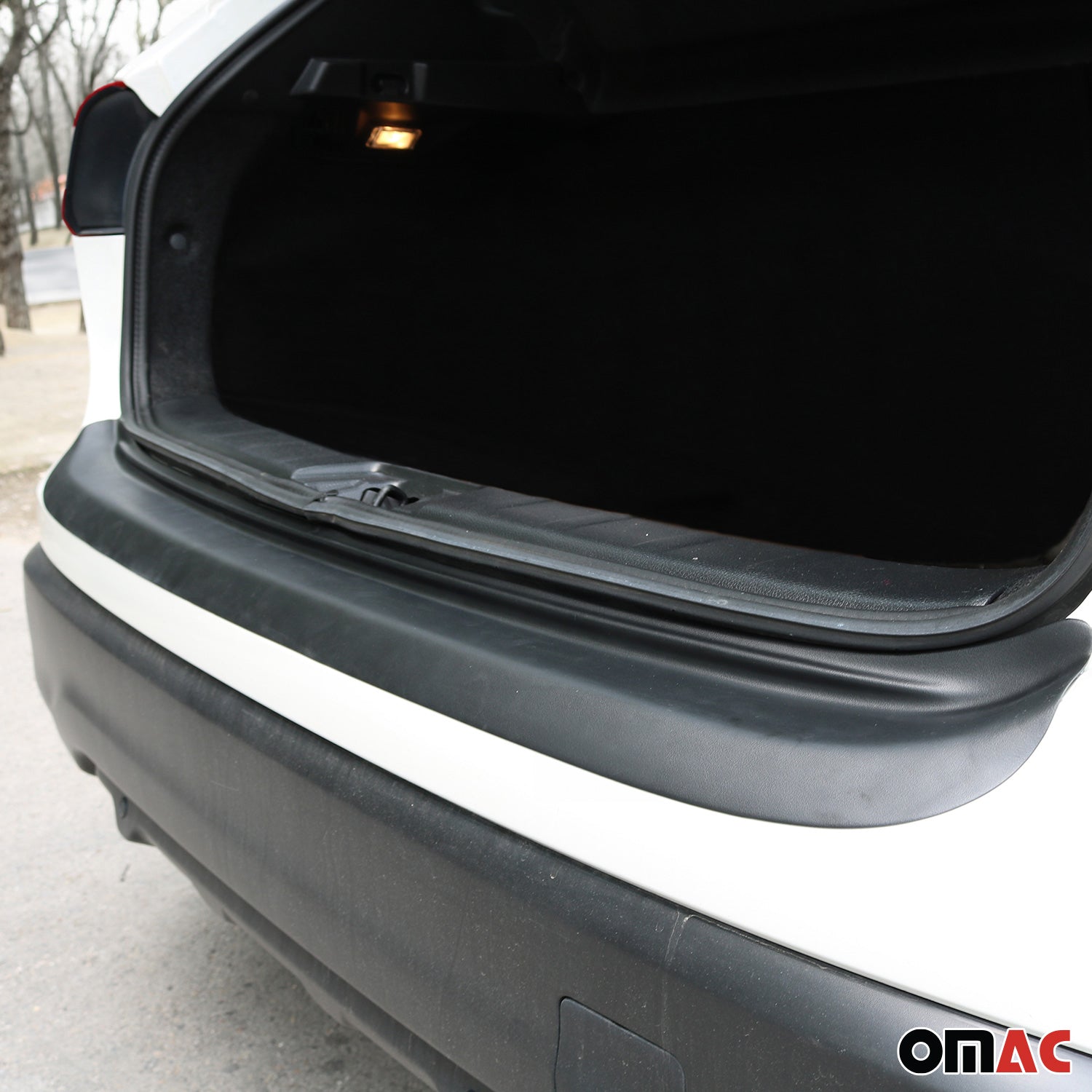 Protector Parachoques para Nissan Qashqai J11 2014-2017 Negro Mate ABS
