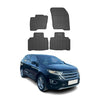 OMAC Alfombrillas De Coche para Ford Edge 2014-2024 Negro Goma 4Pza