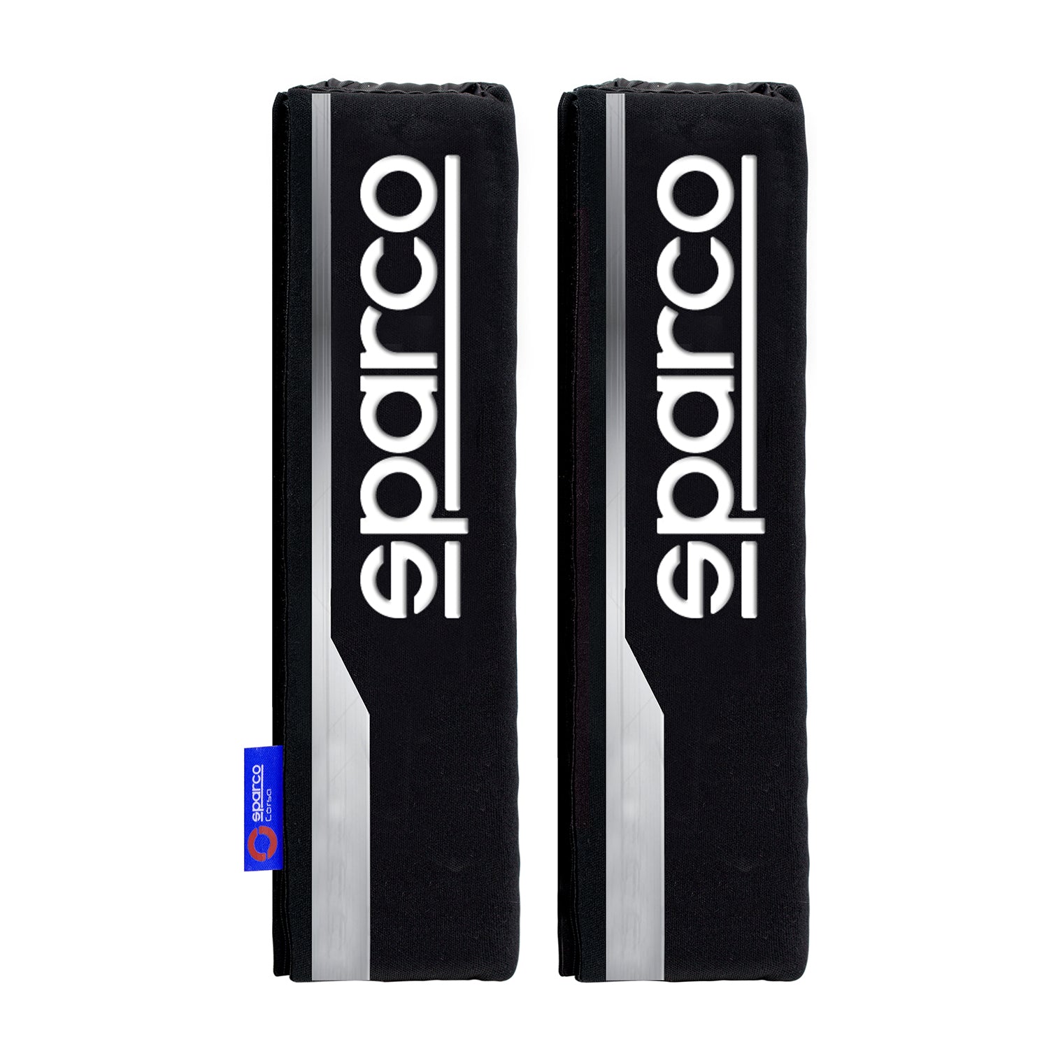 Sparco Para cinturón de Seguridad de coche Universal Gris Poliéster 2Pza