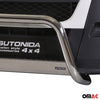 Bull Barra Frontal para Citroen Jumper 2006-2013 Plata Brillante Acero