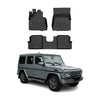 OMAC Premium Alfombrillas De Coche para Mercedes G-Klasse W464 2018-2025 Goma 3x