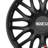 Sparco Roma Tapacubos 14 Pulgadas Universal Negro ABS Plástico