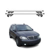 Menabo Barras de Techo Coche Barra para Ssangyong Rodius 2004-2013 Gris Alu 2Pza