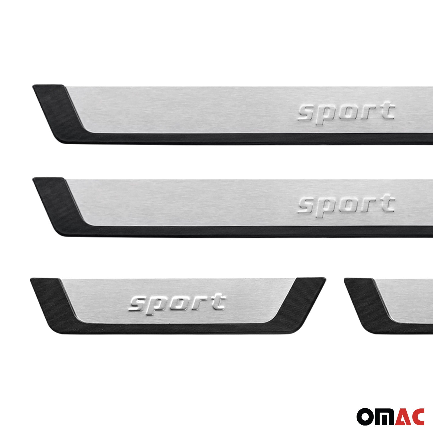 Placa del coche Umbral Cubierta para VW Tiguan 2016-2025 Acero cepillado