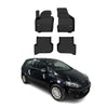 OMAC Premium Alfombrillas De Coche para VW Golf Plus 2005-2014 Negro TPE Goma 4x