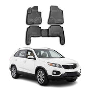 OMAC Alfombrillas De Coche para Kia Sorento 2009-2012 Negro Goma TPE 4Pza