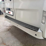 Protector de Parachoques Trasero para Nissan NV400 2012-2022 Negro Mate Aluminio