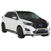 Bull Barra Frontal para Ford Edge 2014-2018 Plata Brillante Acero 1Pza