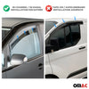 Deflectores de Aire Viento para VW Multivan T6 Caravelle 2015-24 Oscuro Acrílico