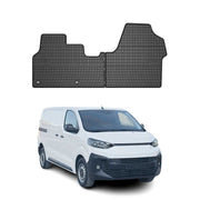 OMAC Alfombrillas De Coche para Fiat Scudo 2016-2025 Negro Goma TPE 2Pza