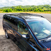 Rieles & Barras de Techo Coche para VW Caddy 2015-2020 Kurz Negro Aluminio