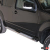 Par de Estribos Barras Laterales para Nissan Pathfinder 2010-2013 Plata Acero 2x