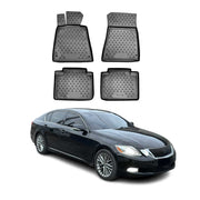 OMAC Alfombrillas De Coche para Lexus GS300 2008-2011 Negro Goma TPE 4Pza