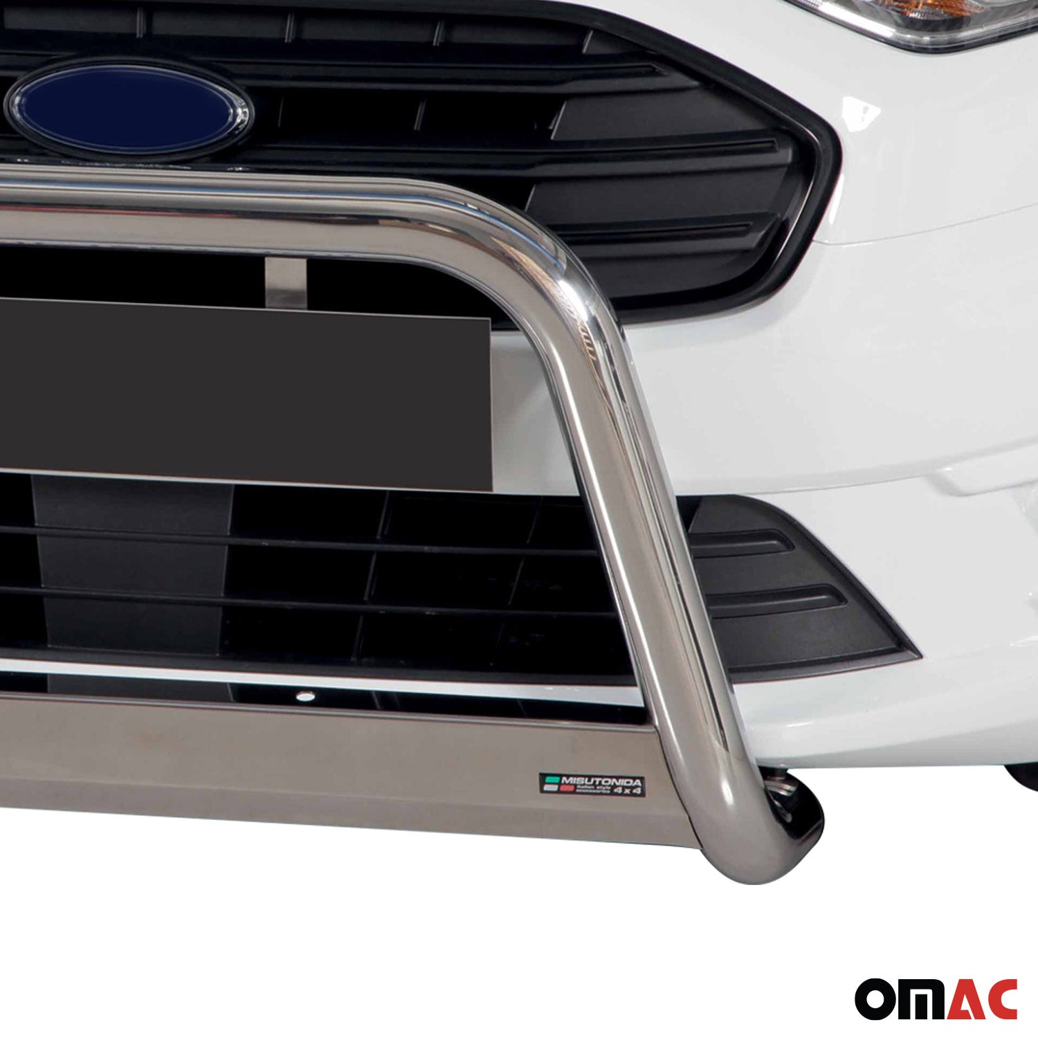 Bull Barra Frontal para Ford Transit Tourneo Connect 2018-2022 Plata Acero