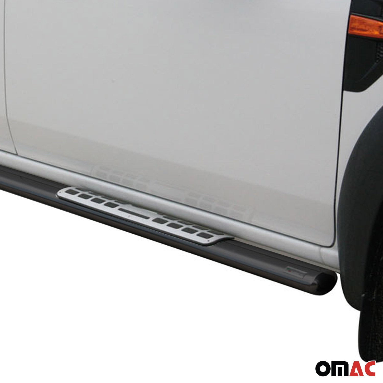 Estribos Barras Laterales para Ford Ranger Double Cab 2009-2011 Negro Acero