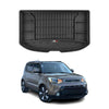 OMAC Premium Bandeja Maletero Alfombrilla para Kia Soul 2013-2018 Negro Goma TPE
