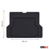 Sparco Bandeja Maletero Alfombrilla para Audi Goma Negro